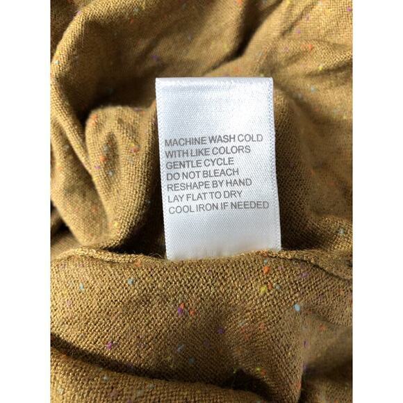 Stitchdrop Lake Geneva Sweater Dress Lagenlook Long Sleeve V-Neck Midi Green M - Picture 7 of 8